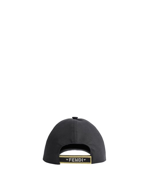 Fendi Black Baseball Cap for men