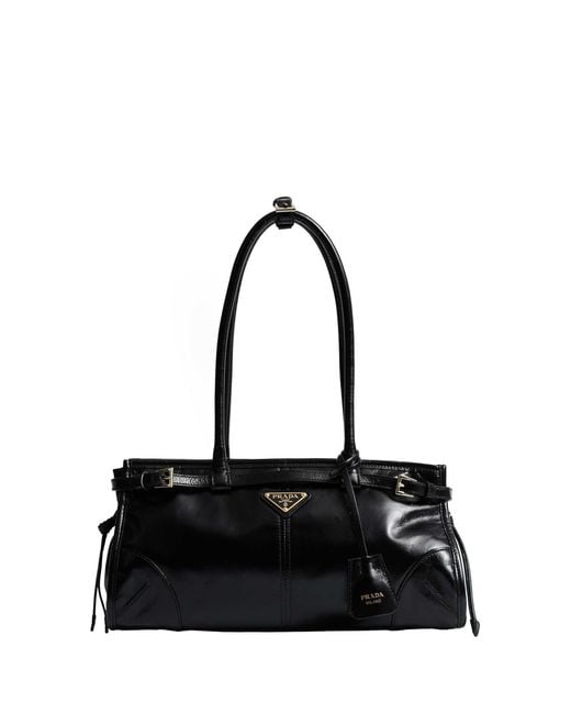 Prada Black Bonnie Medium Leather Bag