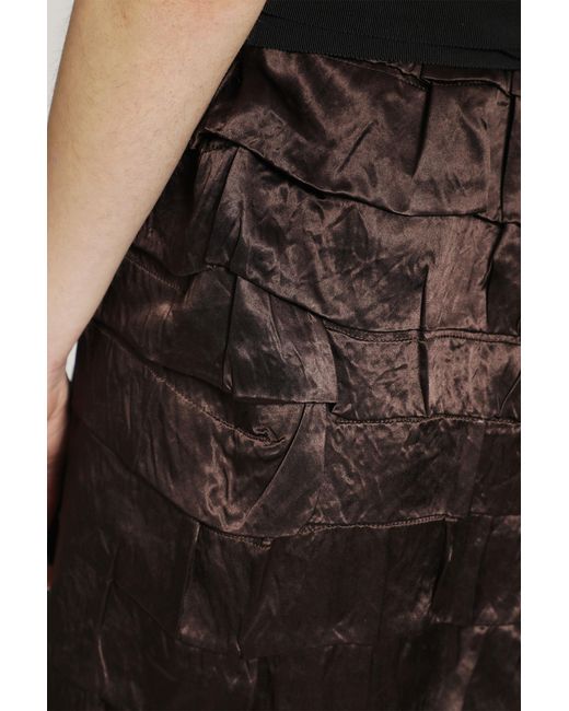 Prada Black Faille Patchwork Skirt