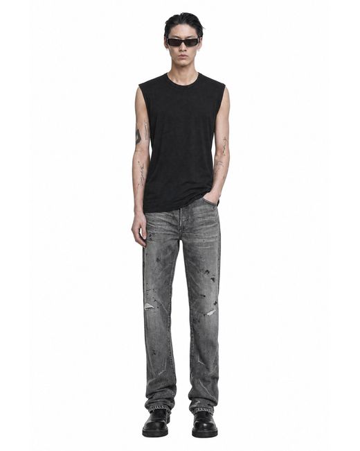 James Perse Black La Muscle Tank for men