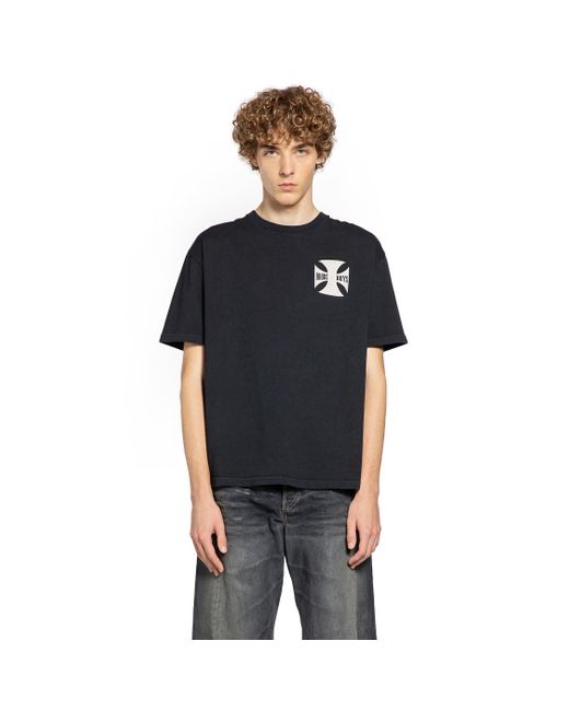 Rhude Black Boys T-Shirt for men