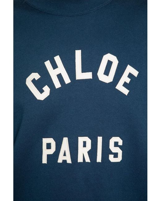 Chloé Blue Chloe Paris Sweatshirt