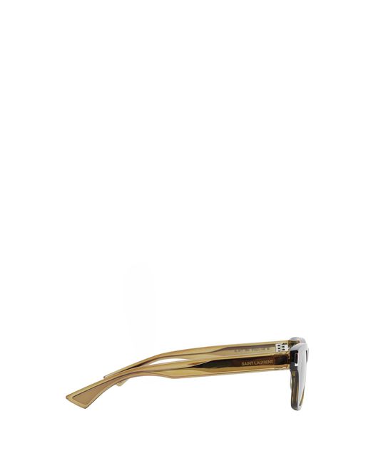 Saint Laurent Green Square Sunglasses for men