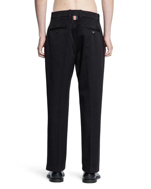 Thom Browne Blue Garment Dyed Chinos for men