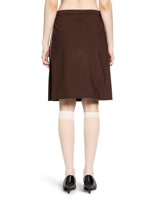 Miu Miu Brown Skirts