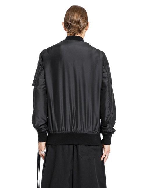 Ann Demeulemeester Black Technical Habotay for men