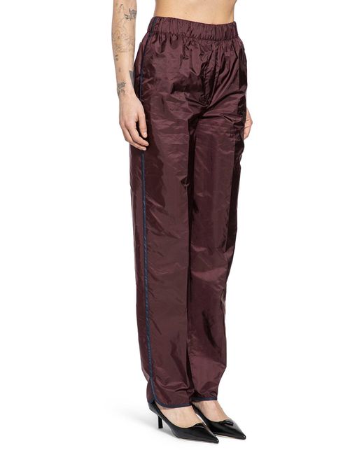 Prada Red Re-Nylon Pants