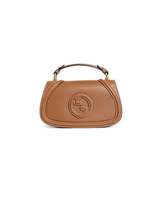 Gucci Brown Blondie Medium Top Handle Bag