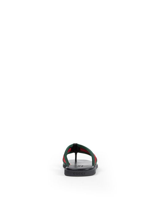 Gucci Blue Thong Sandal With Interlocking G for men
