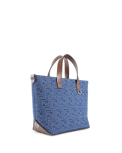Fendi Blue Tote Bags for men