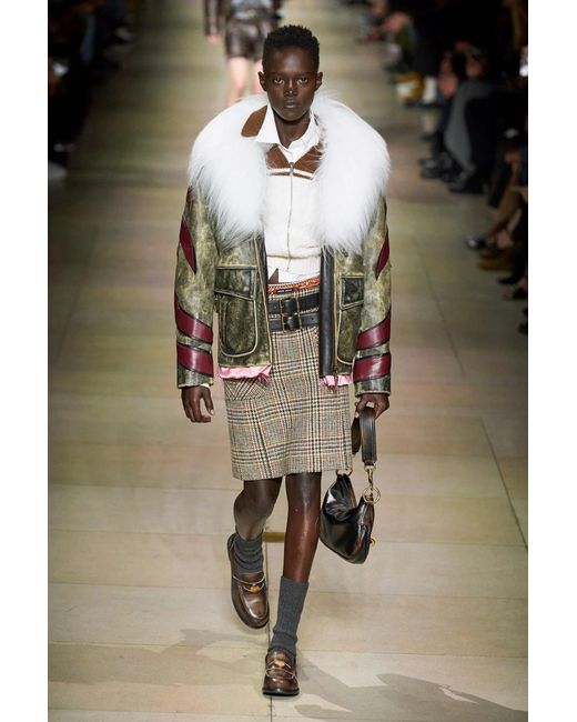 Miu Miu Brown Leather Distressed Penny Loafers