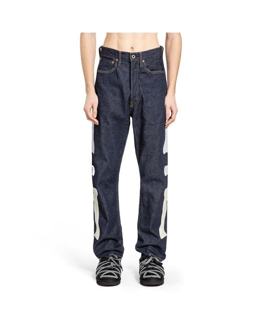 Kapital Blue Mexican Tuxedo Okagilly Jeans for men