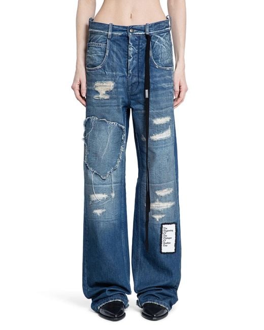 Ann Demeulemeester Blue Jeans Claire 5 Tasche Comfort