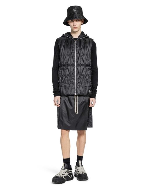 Rick Owens Black Moncler X Geocamo Vest for men