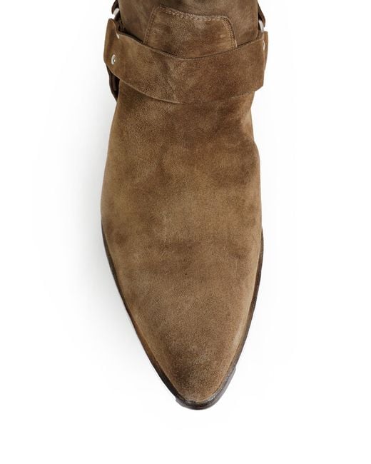 Premiata Brown Suede Ankle Boots for men