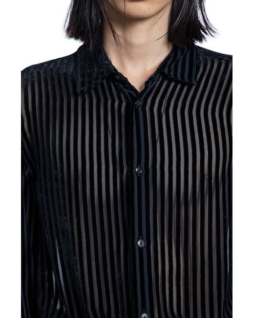 Ann Demeulemeester Black Andre Classic Shirt for men