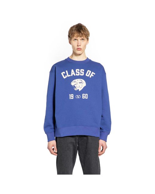 Valentino Blue Sweatshirts for men