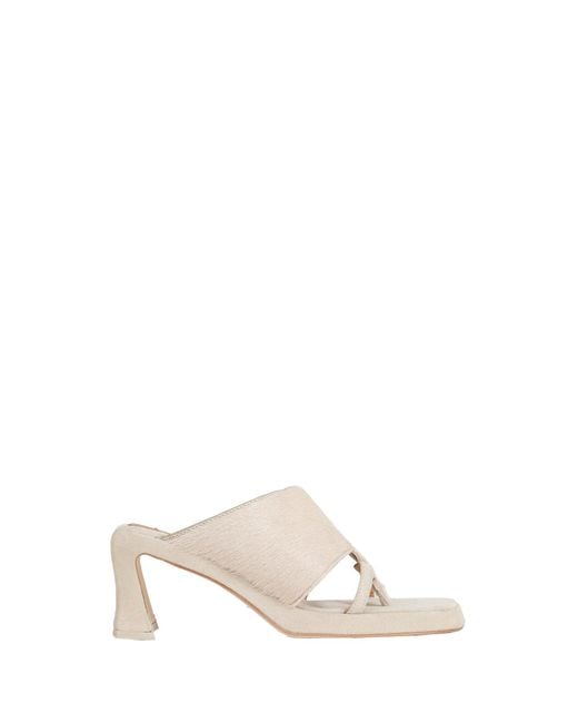 Miista White Trisha Sandals