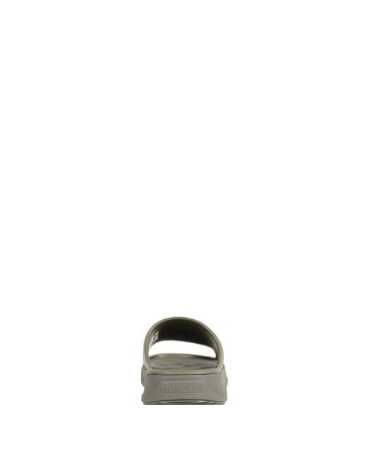 Moncler Green Altive Slides for men