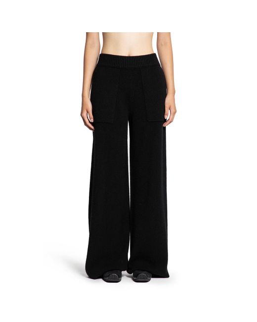 Uma Wang Black Wide Leg Pants
