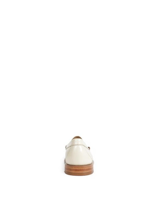 G.H.BASS White Weejuns Larson Leather Penny Loafers for men