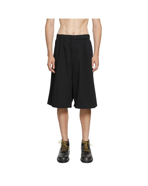 Undercover Black Printed Shorts for men