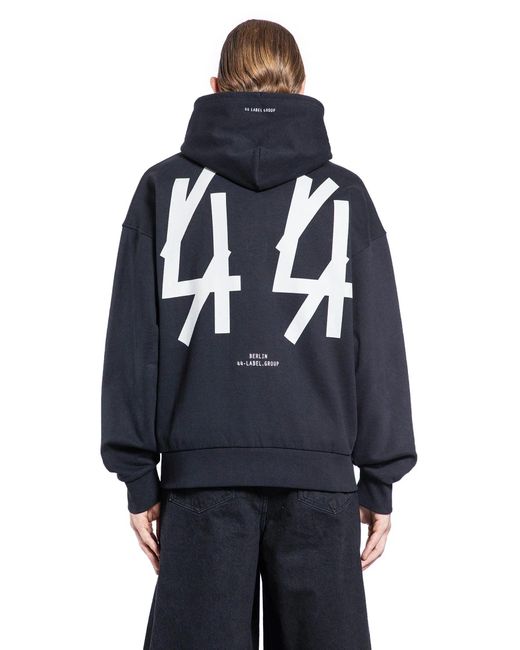 44 Label Group Blue Classic 44 Zip-Up Hoodie for men