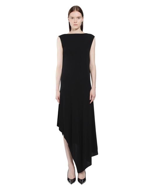 Alaïa Black Backless Jersey Crepe Dress