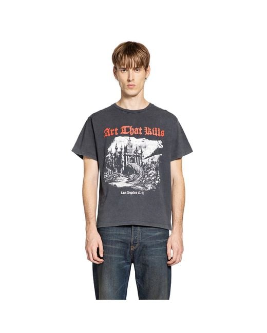 GALLERY DEPT. Gray Atk Castle Tee for men