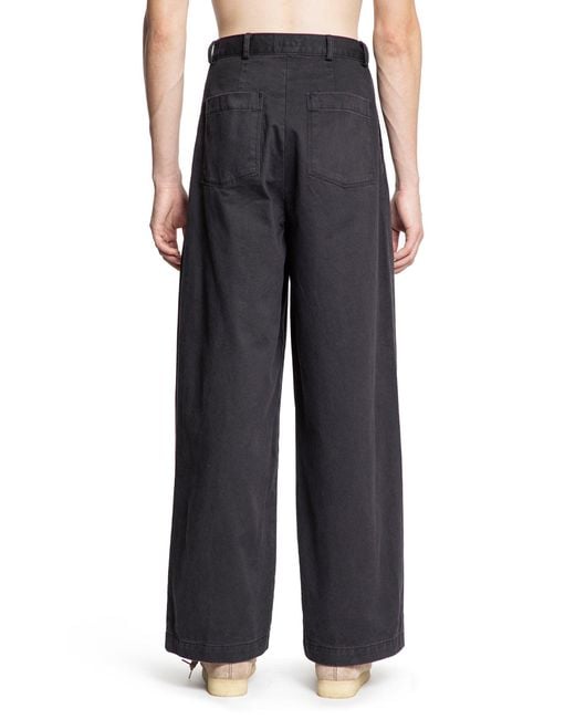Kapital Chino Boogie Day Baggy Pants in Black for Men | Lyst UK