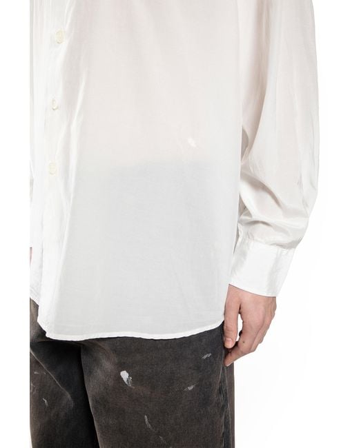 Our Legacy White Borrowed Shirt for men