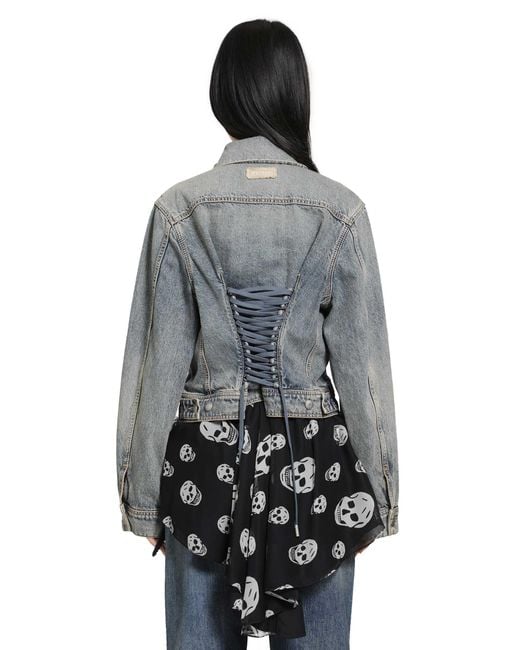 McQueen Gray Denim Jacket