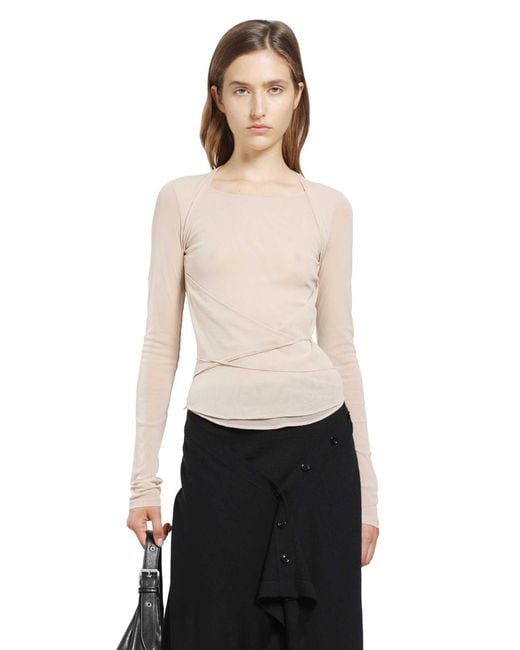 Lemaire White Ballerina Scarf Top