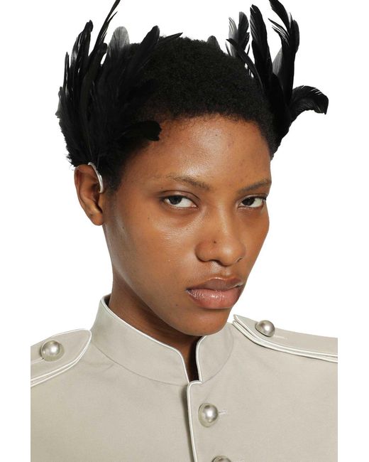 Ann Demeulemeester Black Tona Ear Cuffs