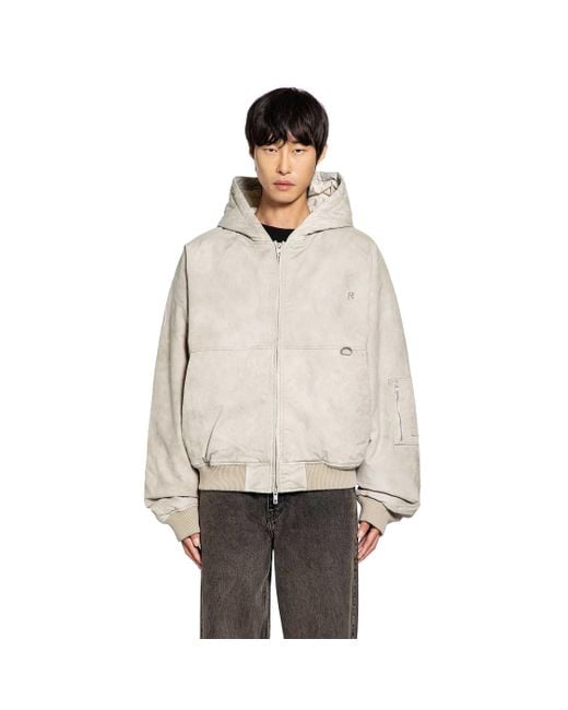 Represent Natural Hooded Bomber for men