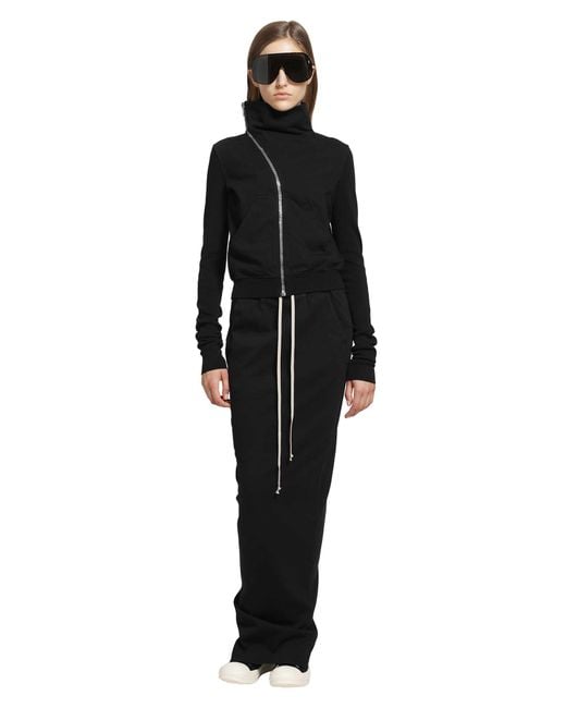 Rick Owens Black Tower Pull On Pillar Skirt