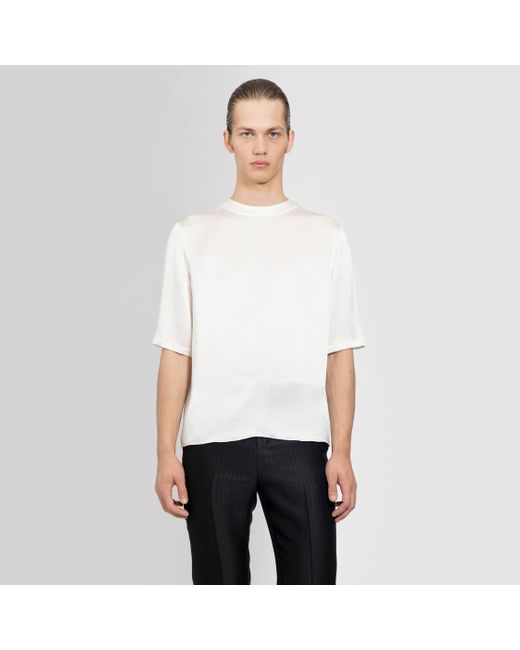 Saint Laurent White T-shirts for men