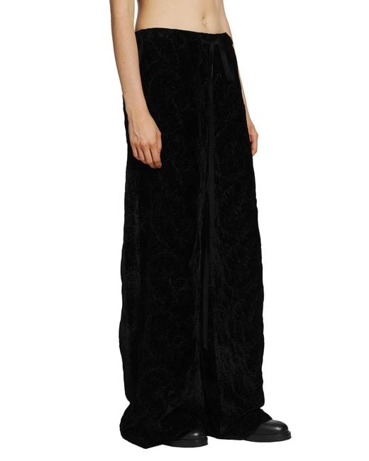 Ann Demeulemeester Black Nevi Lounge Pants