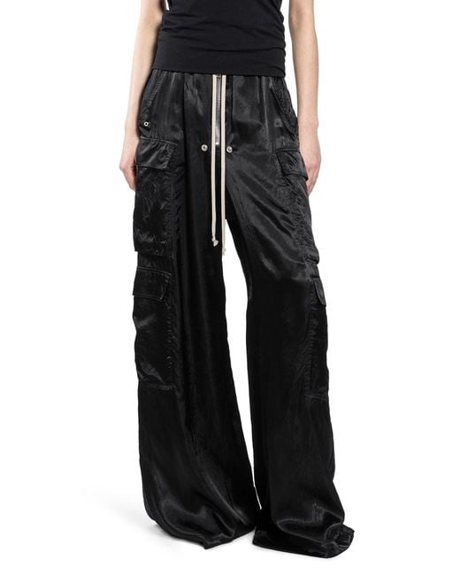 Rick Owens Black Temple Cargobelas Pants