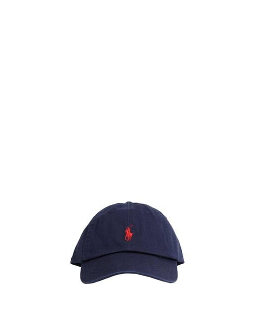 Polo Ralph Lauren Blue Pony Twill Sports Cap for men