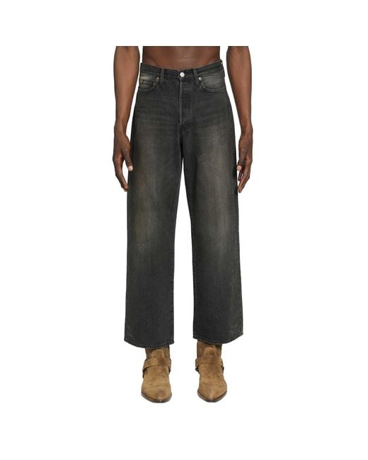 Ssstein Black Loose Denim Jeans for men
