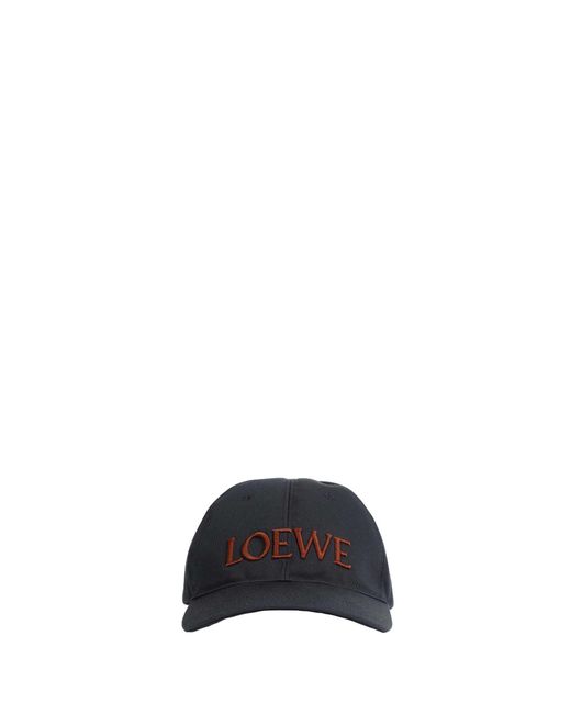 Loewe Black Classic Embroidery Cap