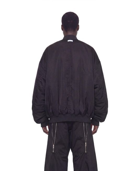 NVL-GARDE Blue Oversized Bomber Jacket for men
