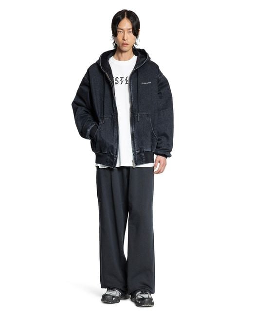 44 Label Group Black 44 Cotton Jersey Sweatpants for men