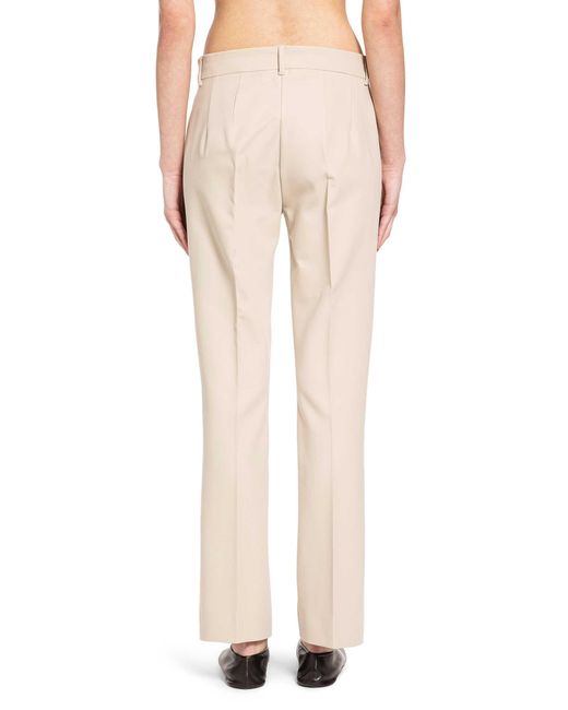 Max Mara Natural Stretch Cotton Viscose Trousers