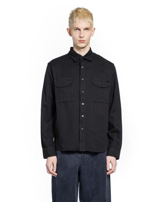 Massimo Osti Studio Black Pocket Overshirt for men