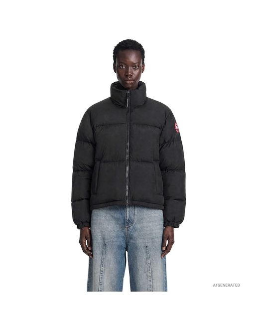 Canada Goose Black Fallon Puffer Jacket