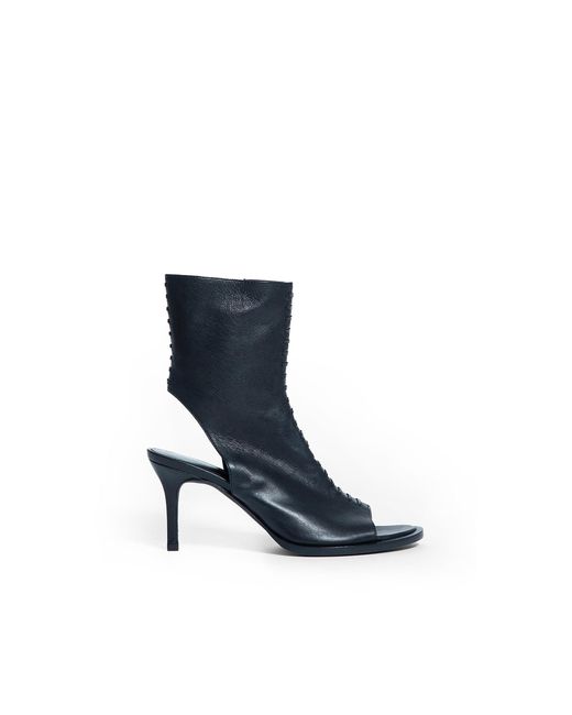 Ann Demeulemeester Blue Elvy Mid Heeled Ankle Boots