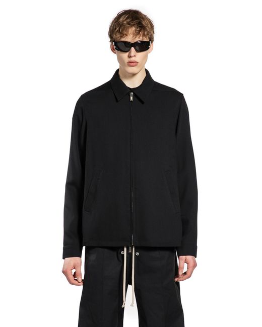 Rick Owens Black Temple Brad Jacket for men