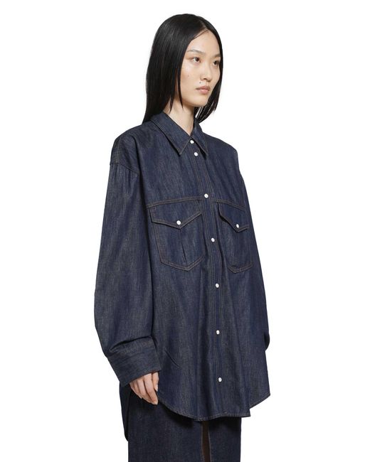 Khaite Blue Christensen Shirt